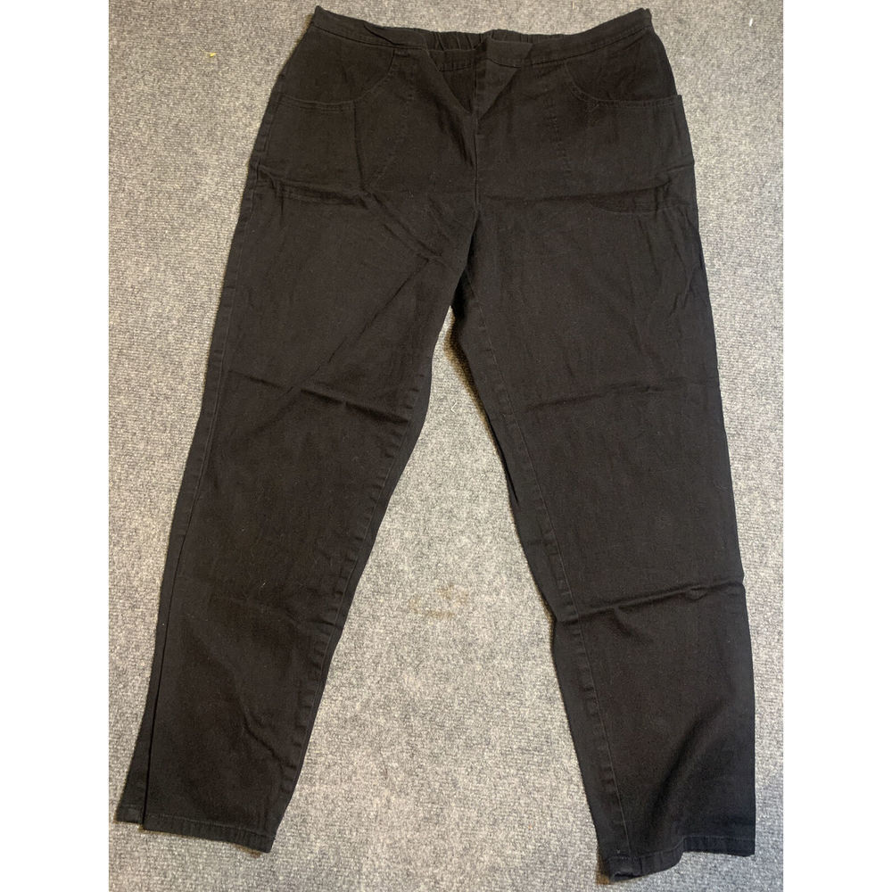 White Tag Women’s Pants Size XL XG With Packets Black